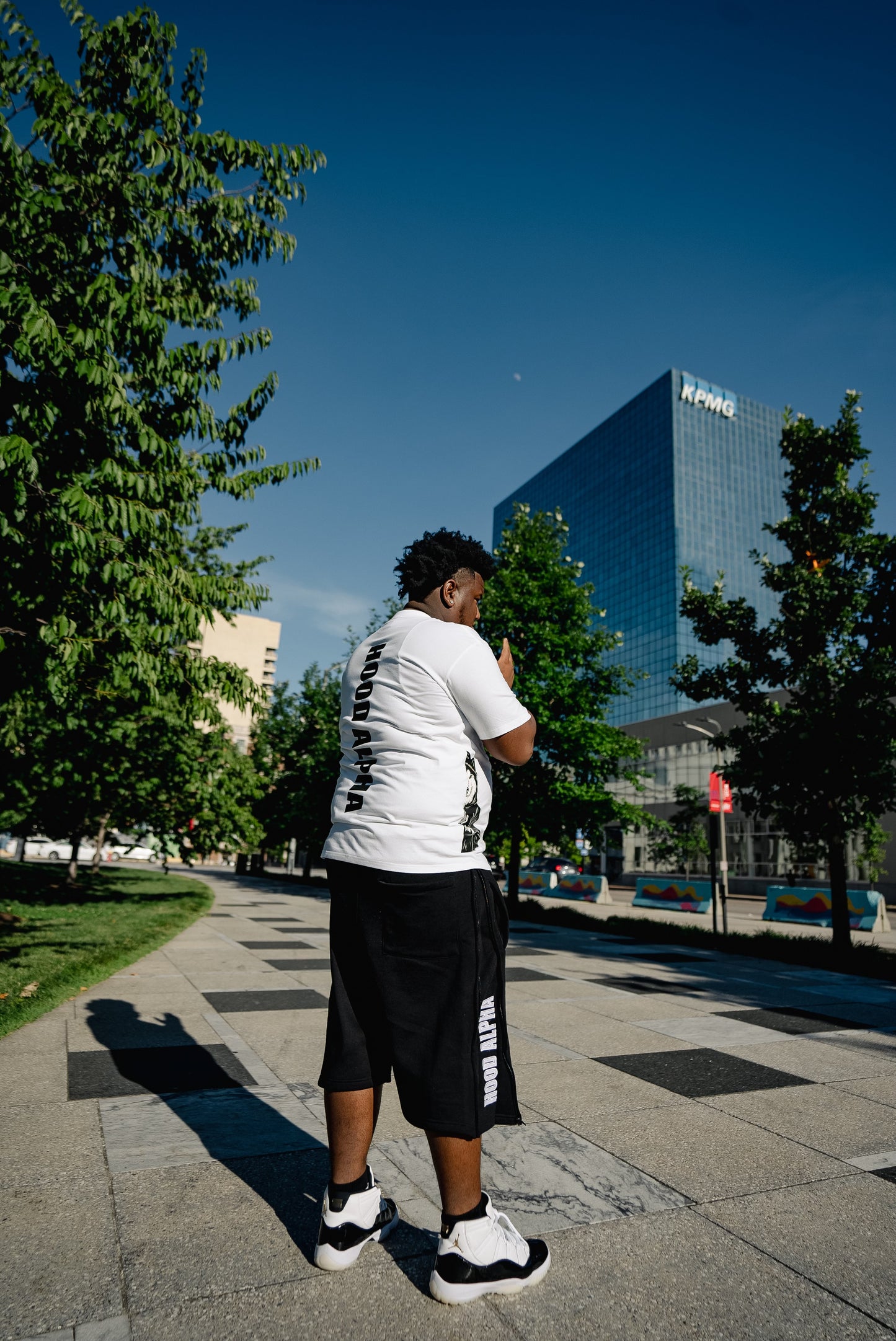 Black SideZip Member Shorts