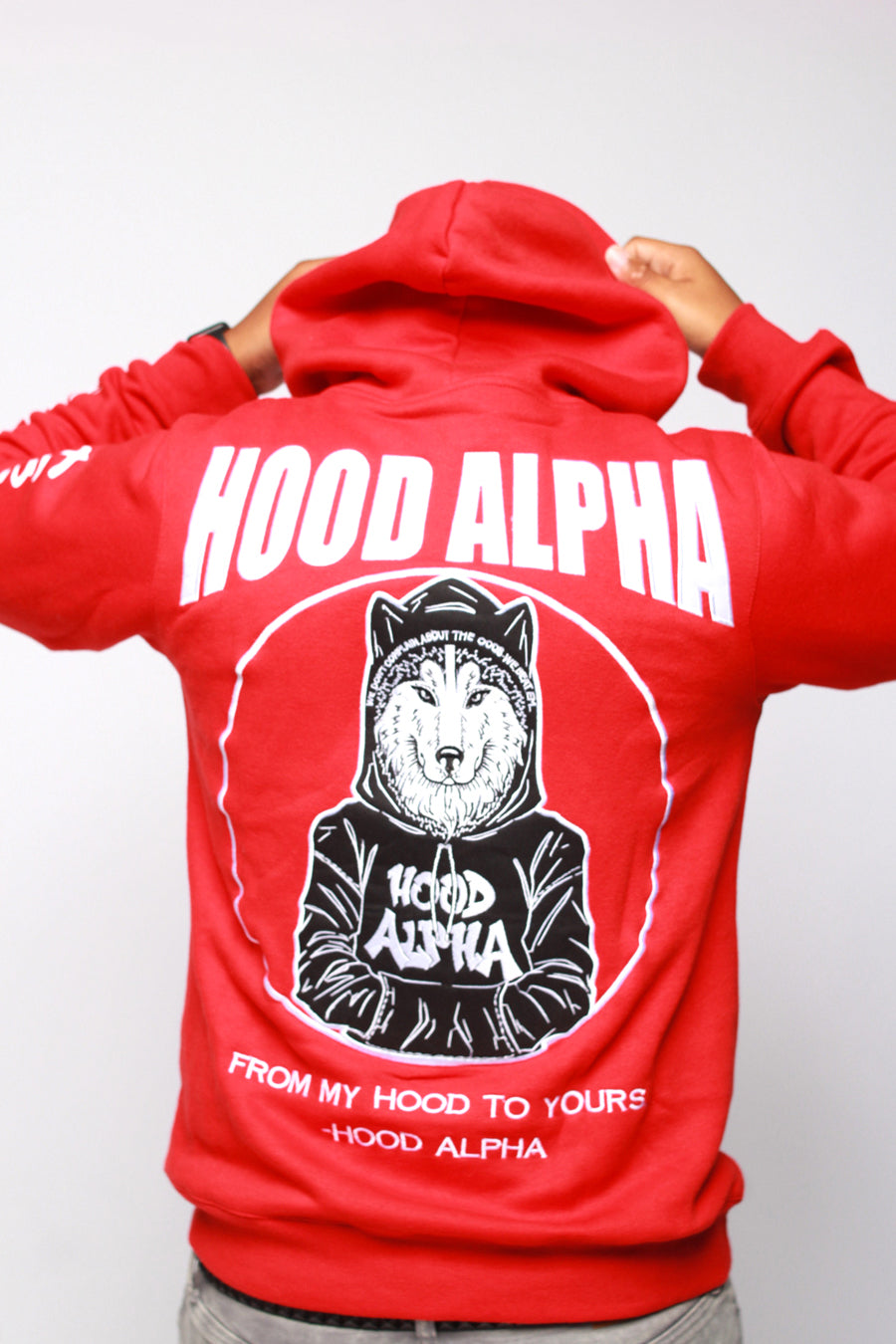 Red HOODIE