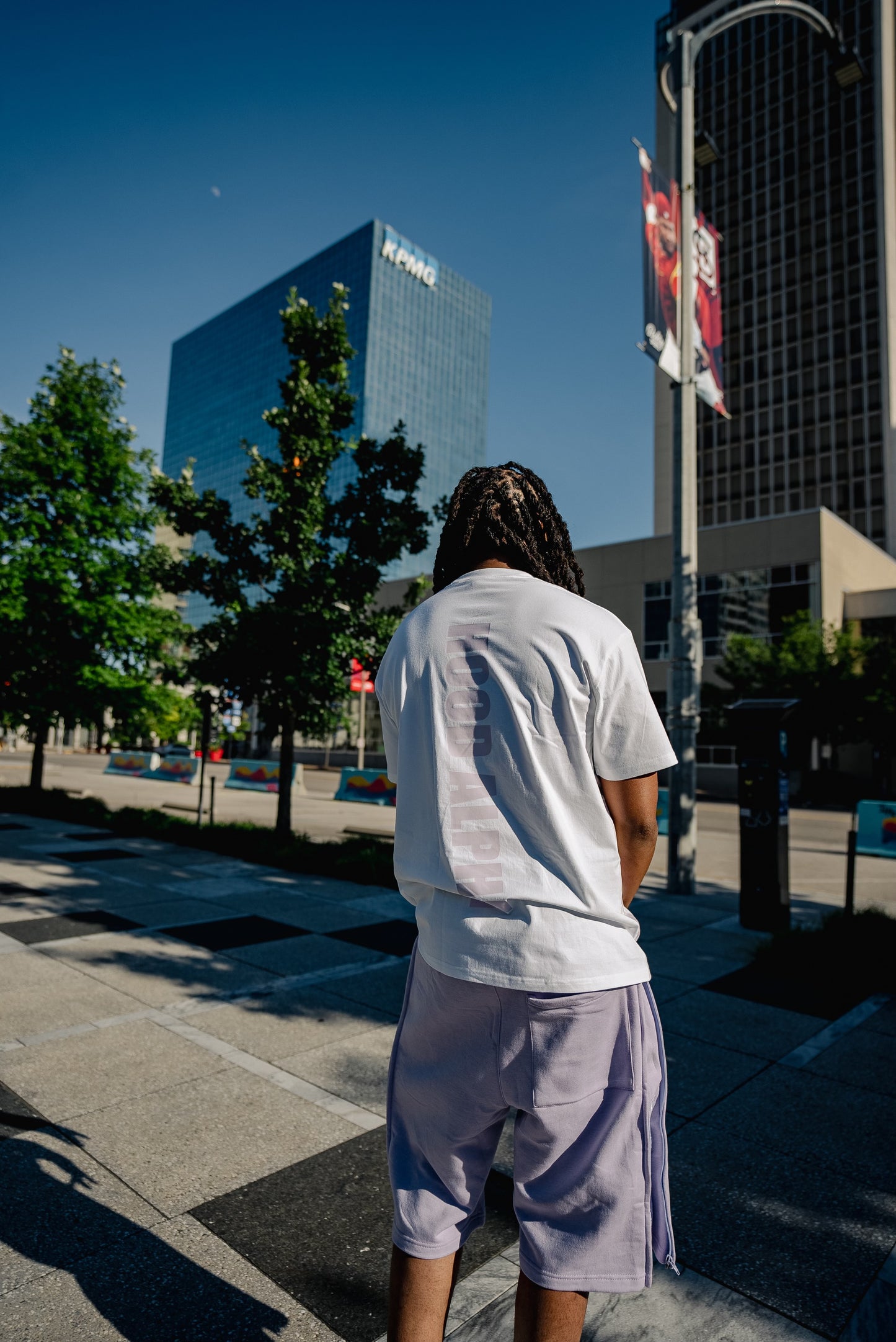 Lavender SideZip Member Shorts