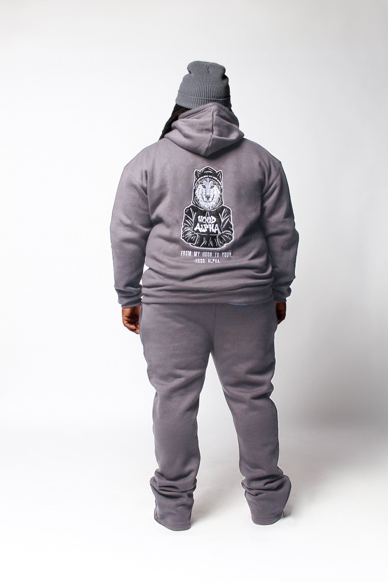Light Grey Flared Jogging suit