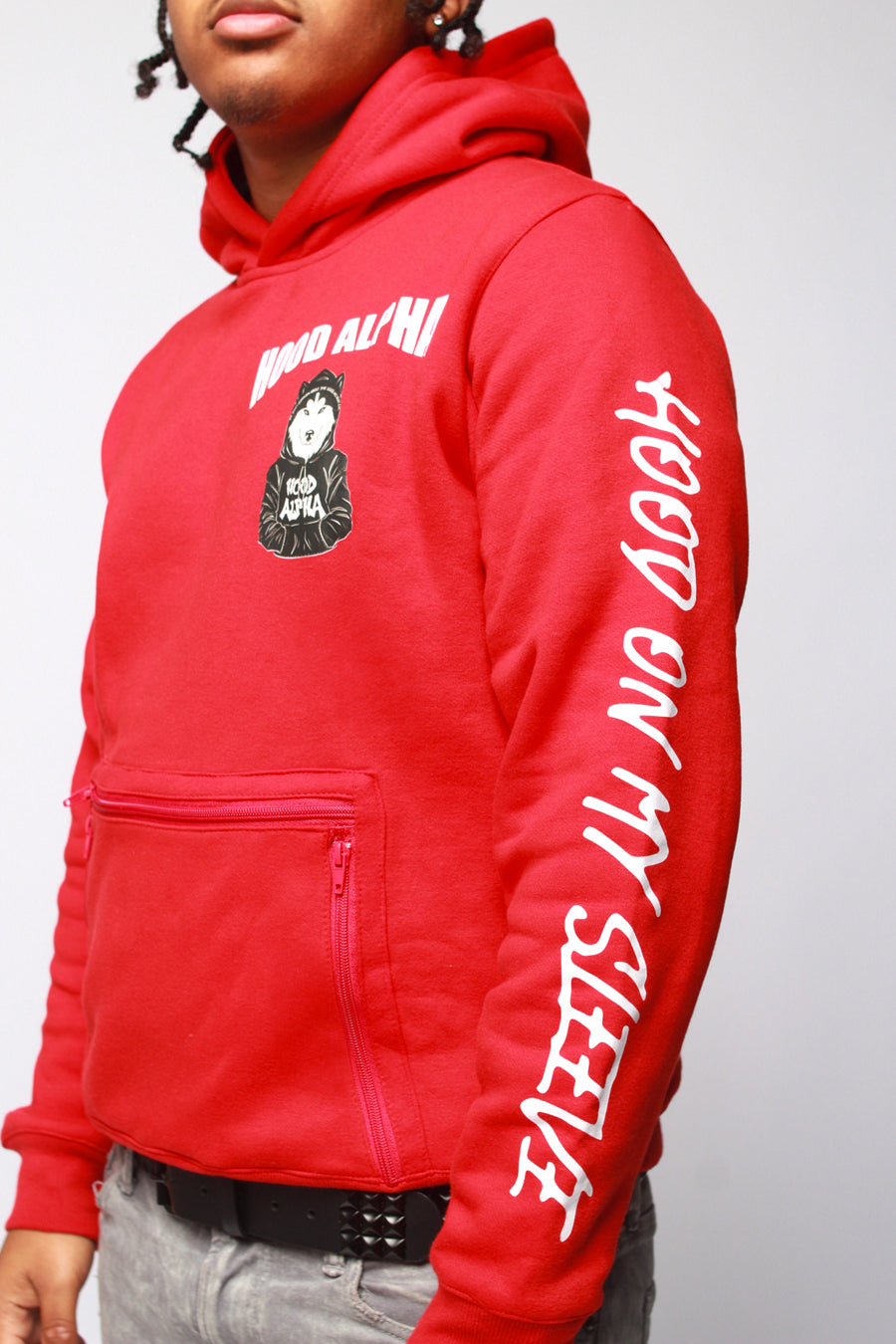 Red HOODIE