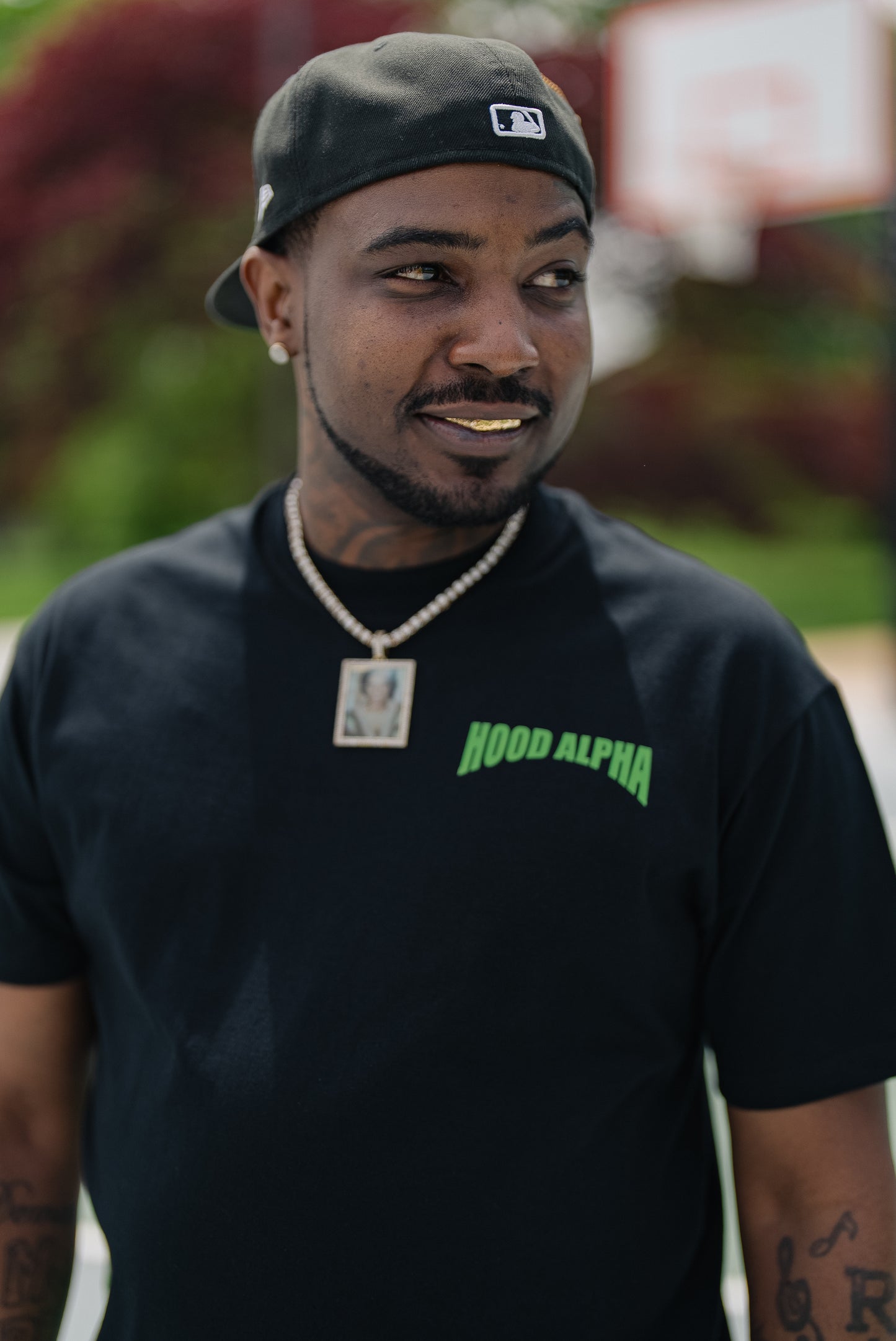 Green & Blk Unisex Short Set