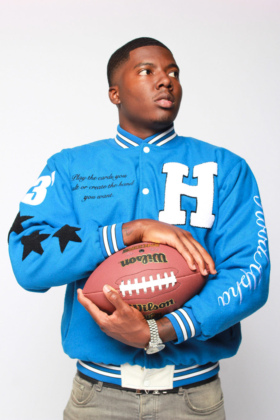 Blue Varsity Jackets