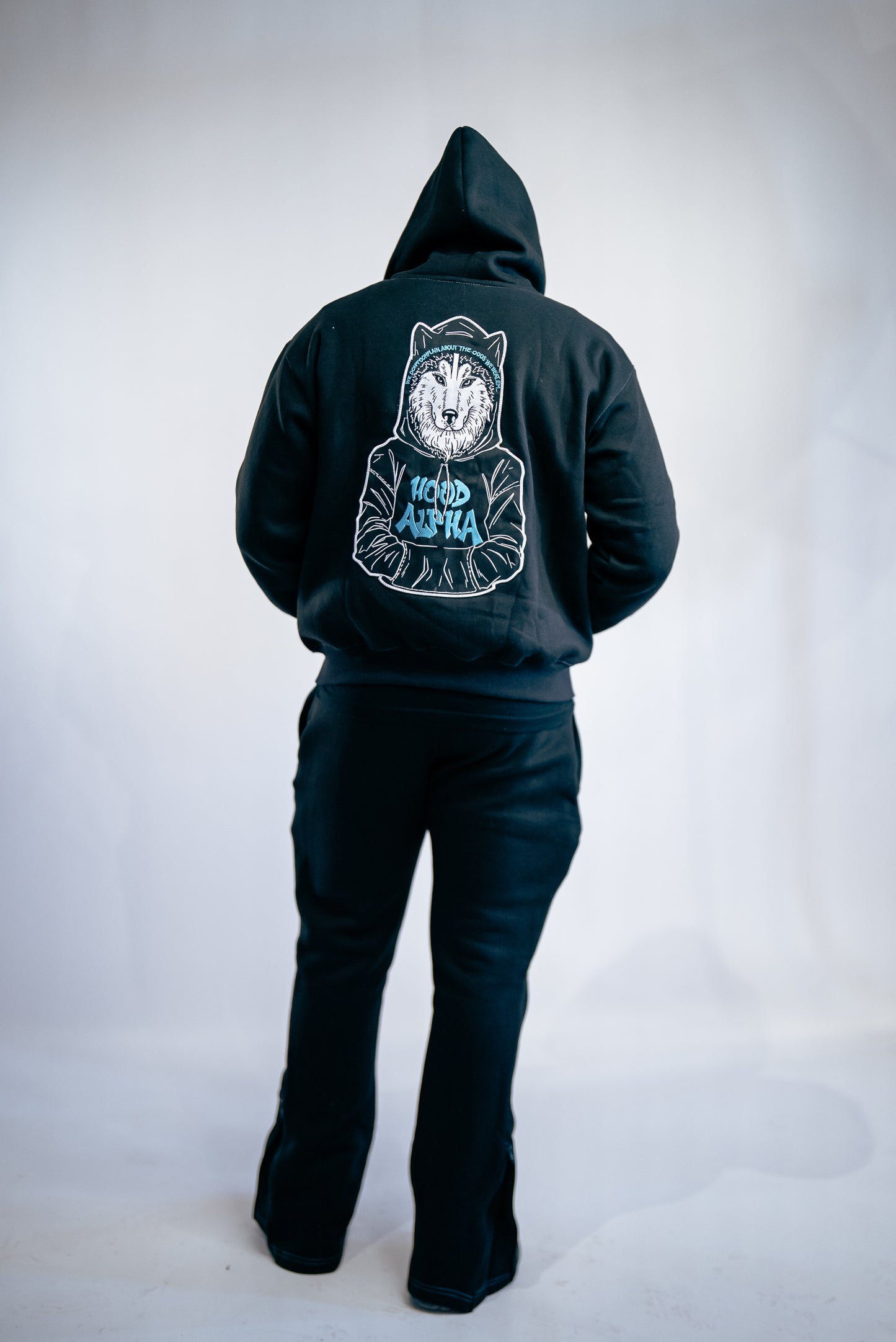 Black & Blue jogging suit