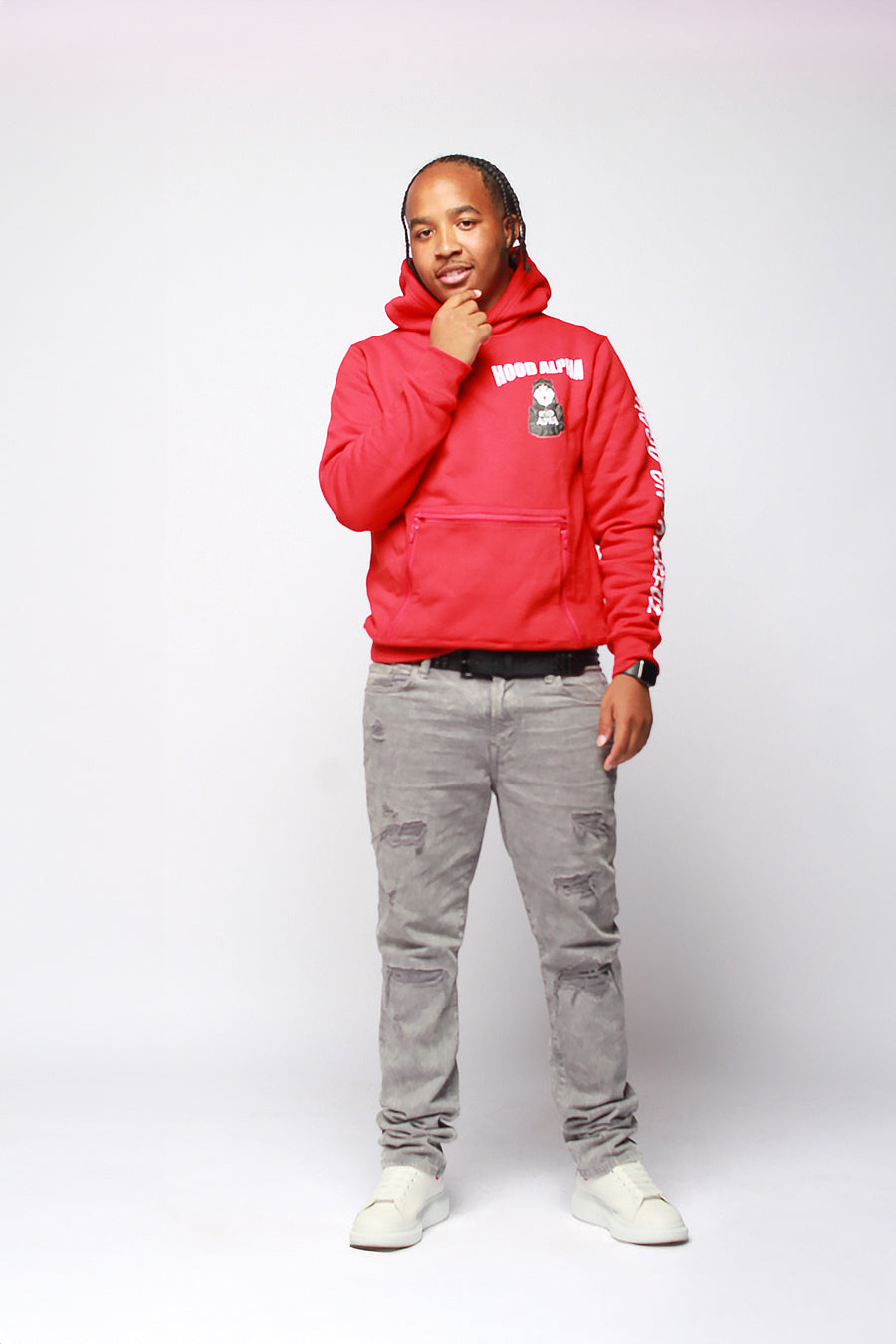 Red HOODIE