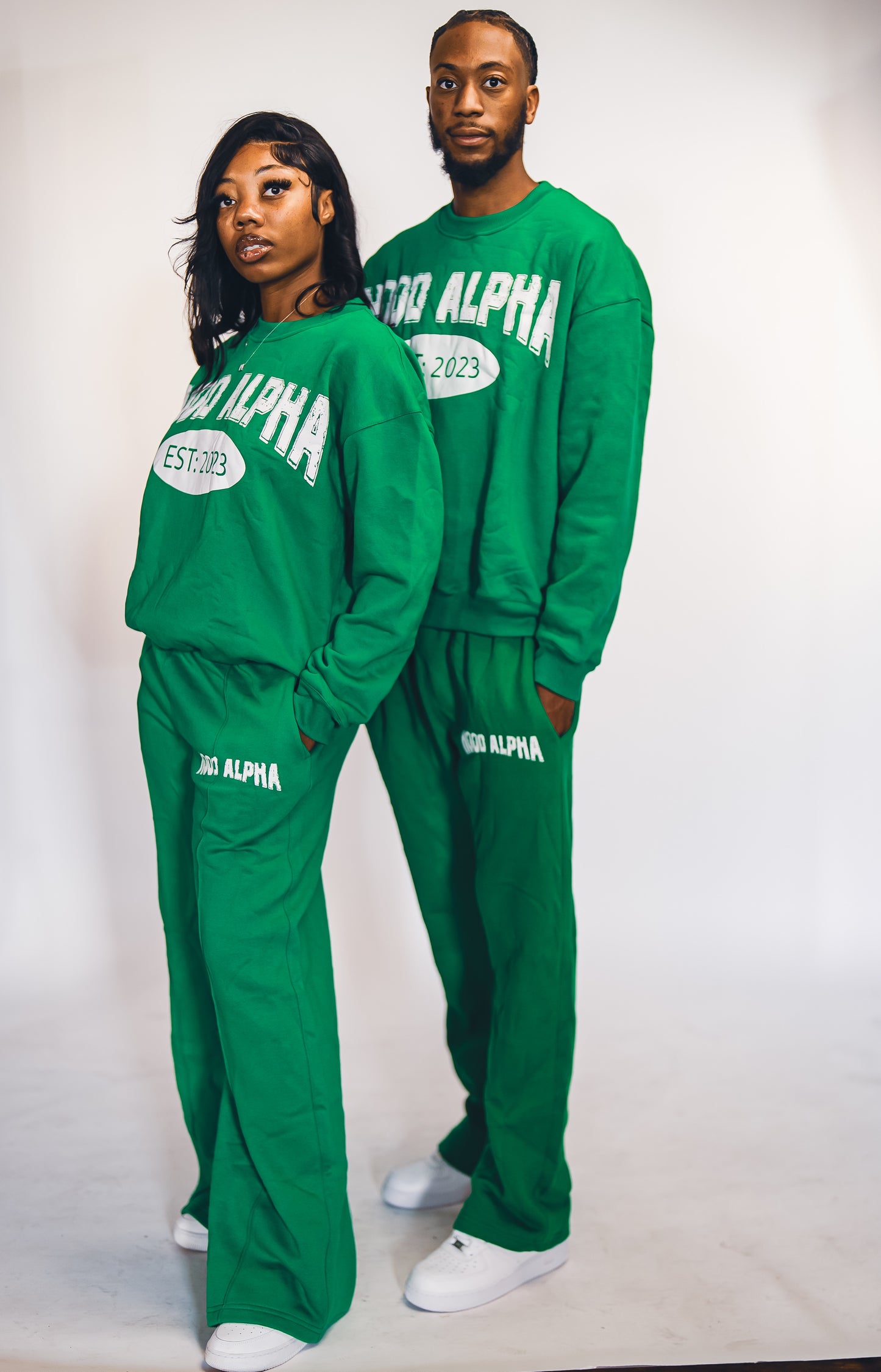 Green Crewneck Set ( PRE-ORDER ONLY)