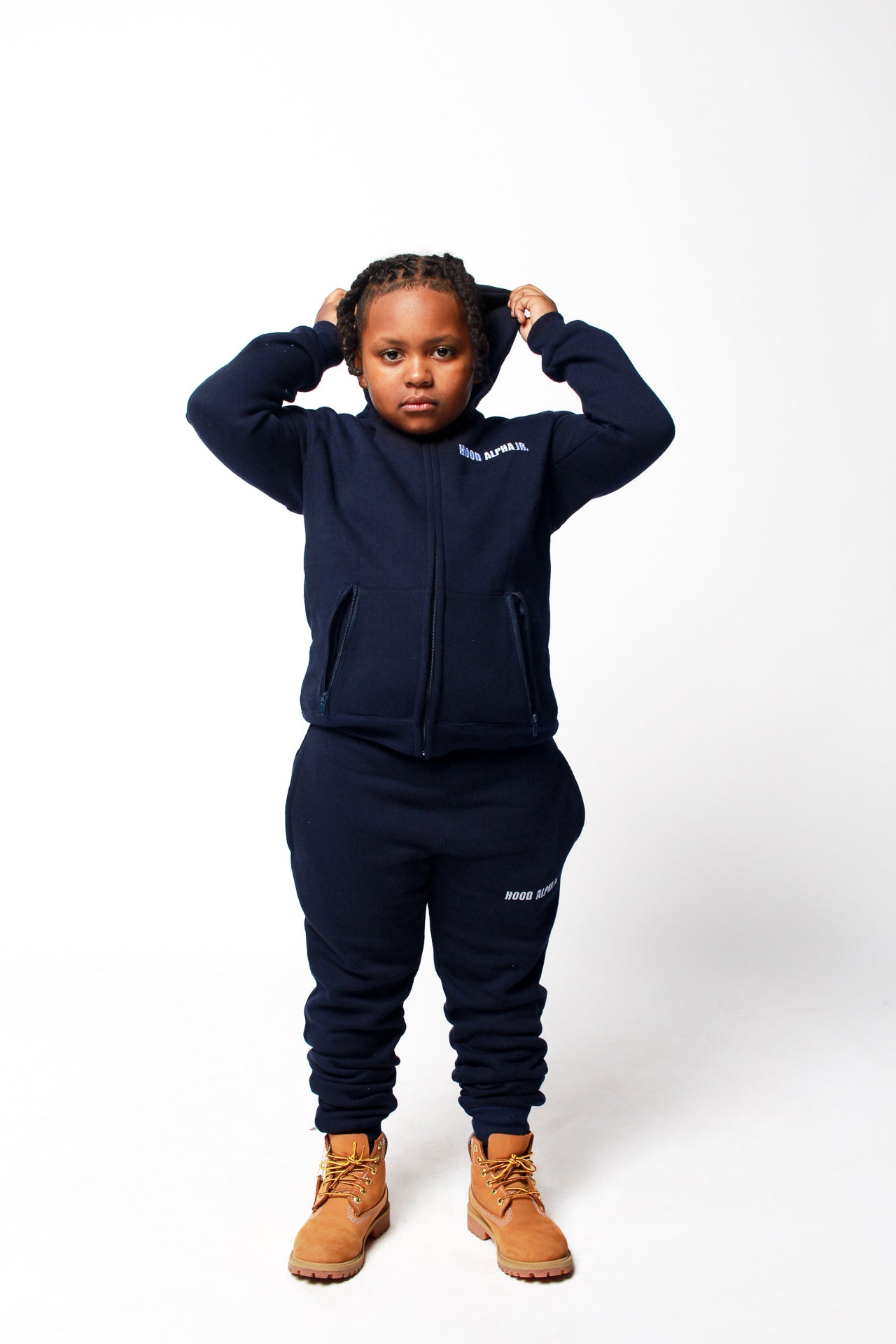 Navy Blue kid jogging suit