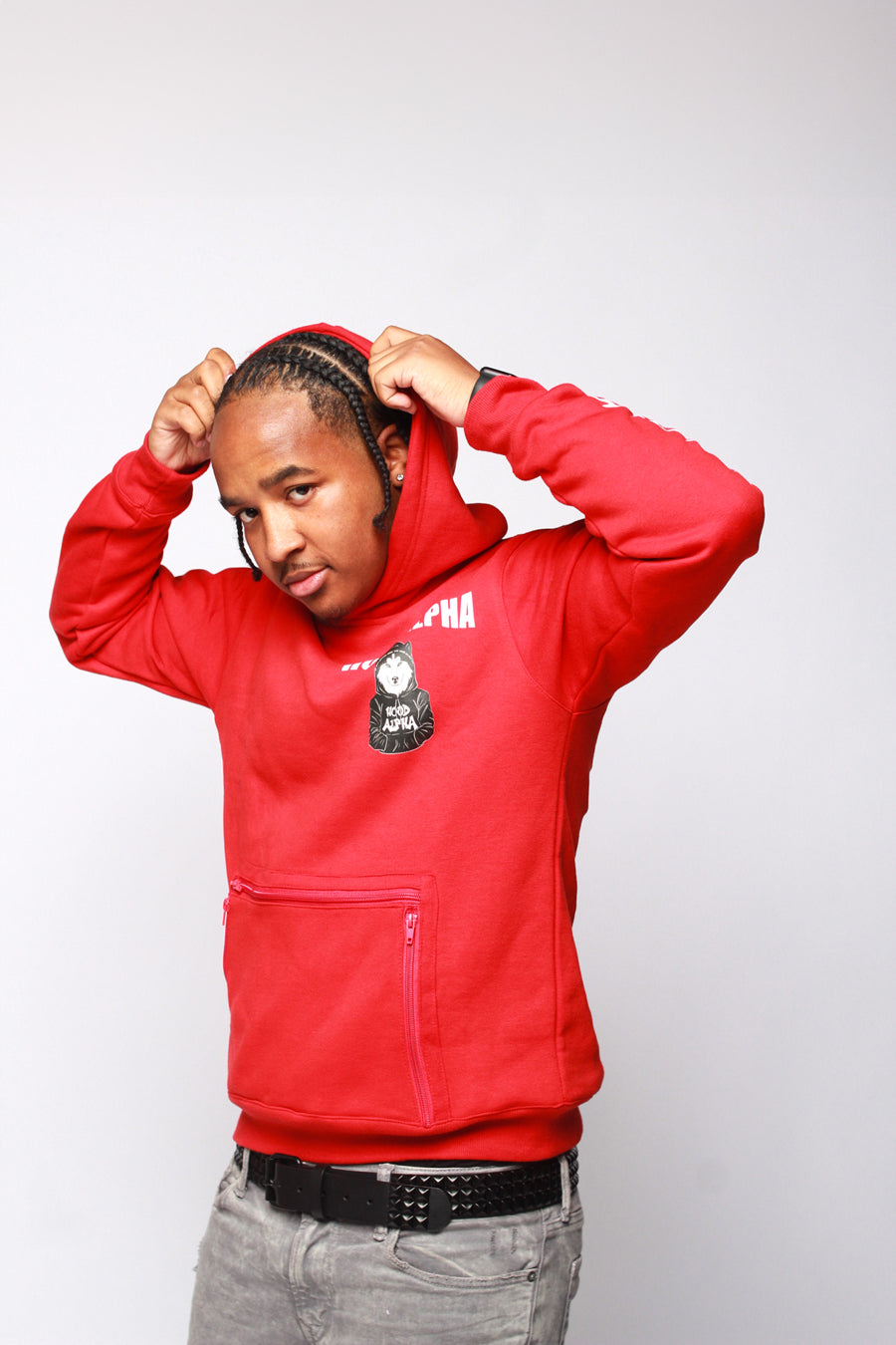 Red HOODIE