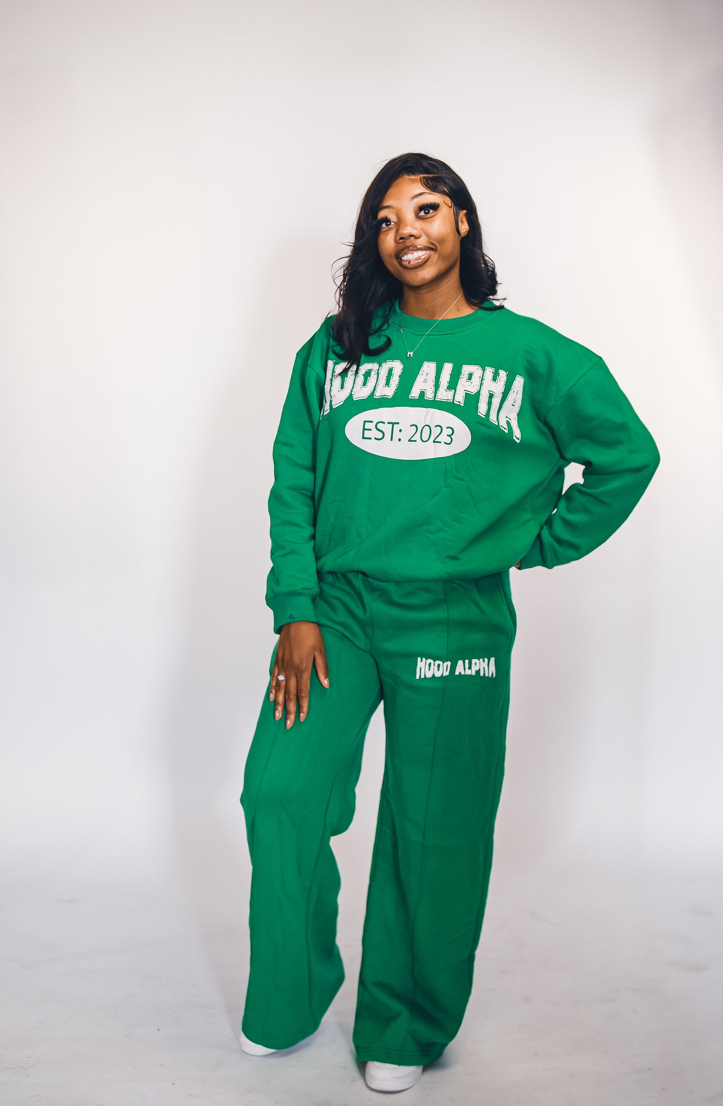 Green Crewneck Set ( PRE-ORDER ONLY)