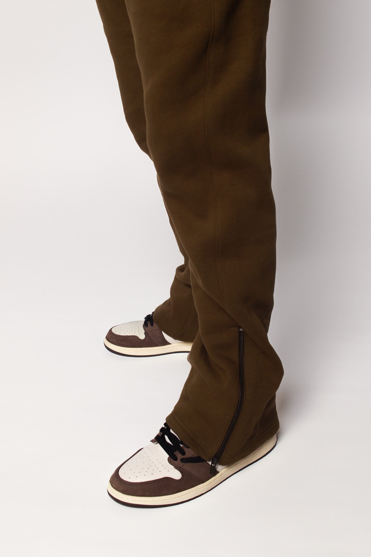 Olive Green flared jogging suit