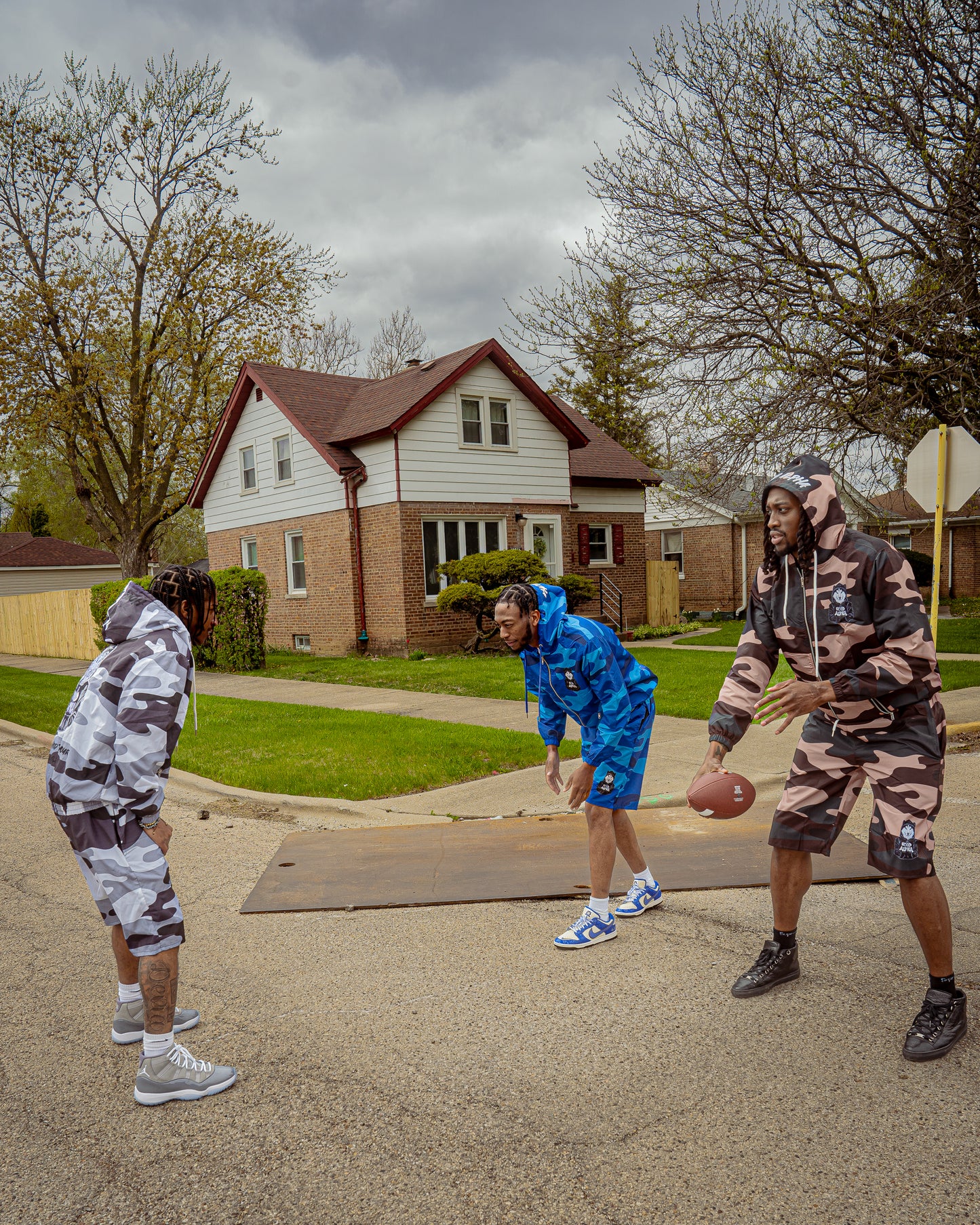 Camp Camo Windbreaker Jacket