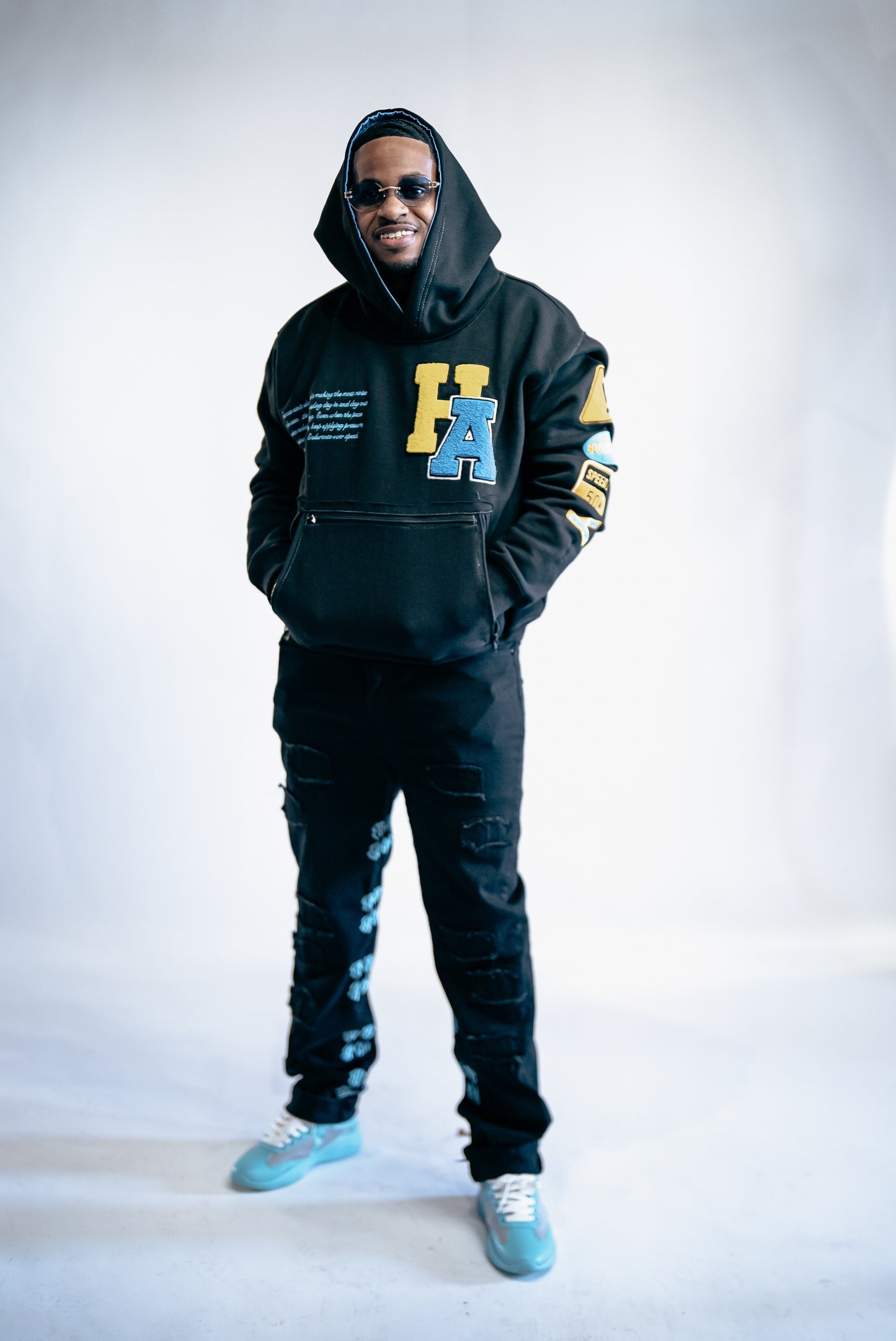 Black hoodie