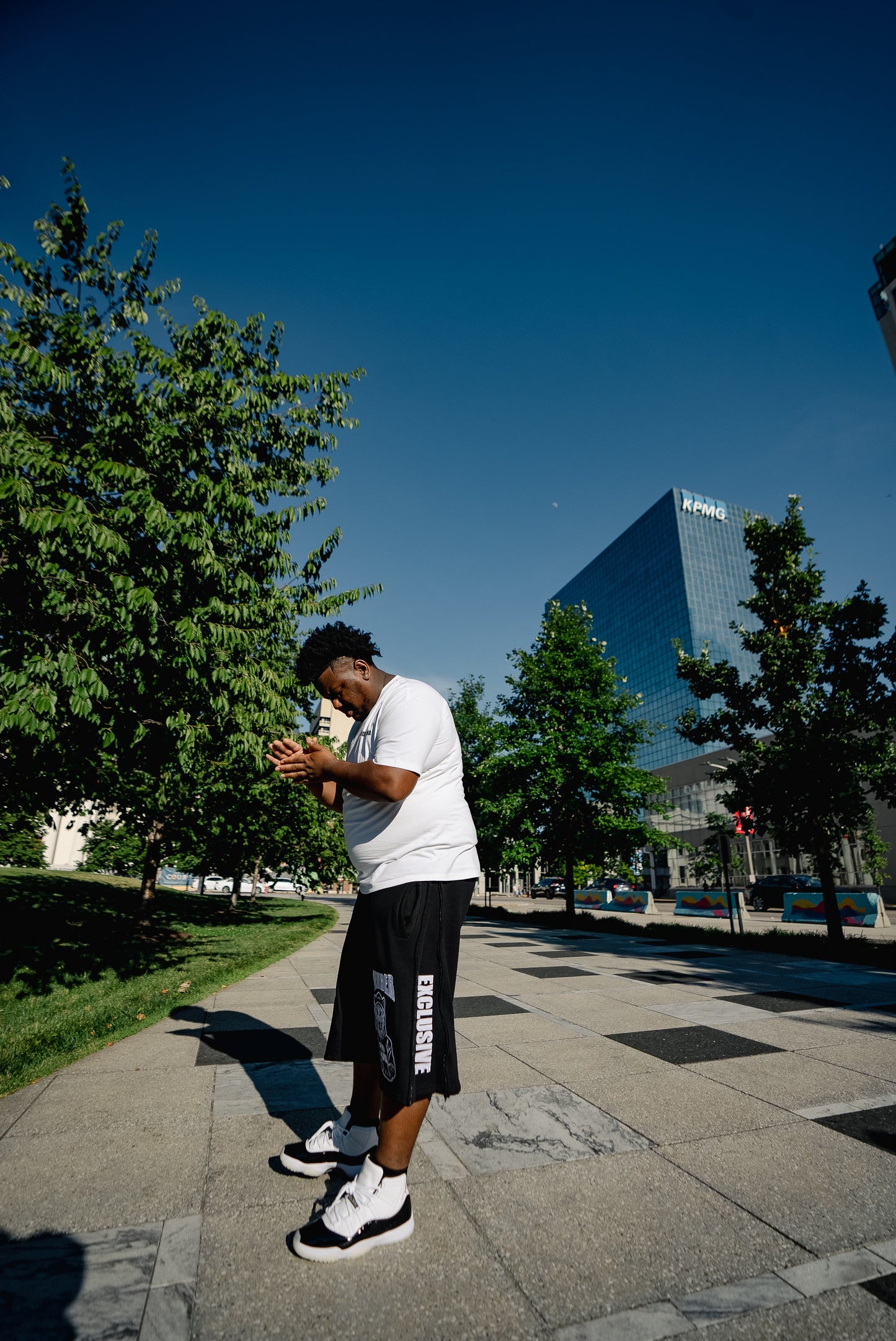 Black SideZip Member Shorts