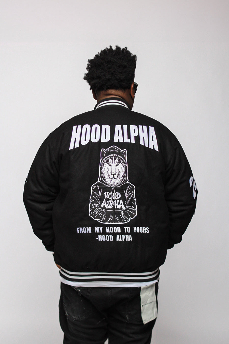 BLACK VARSITY JACKET