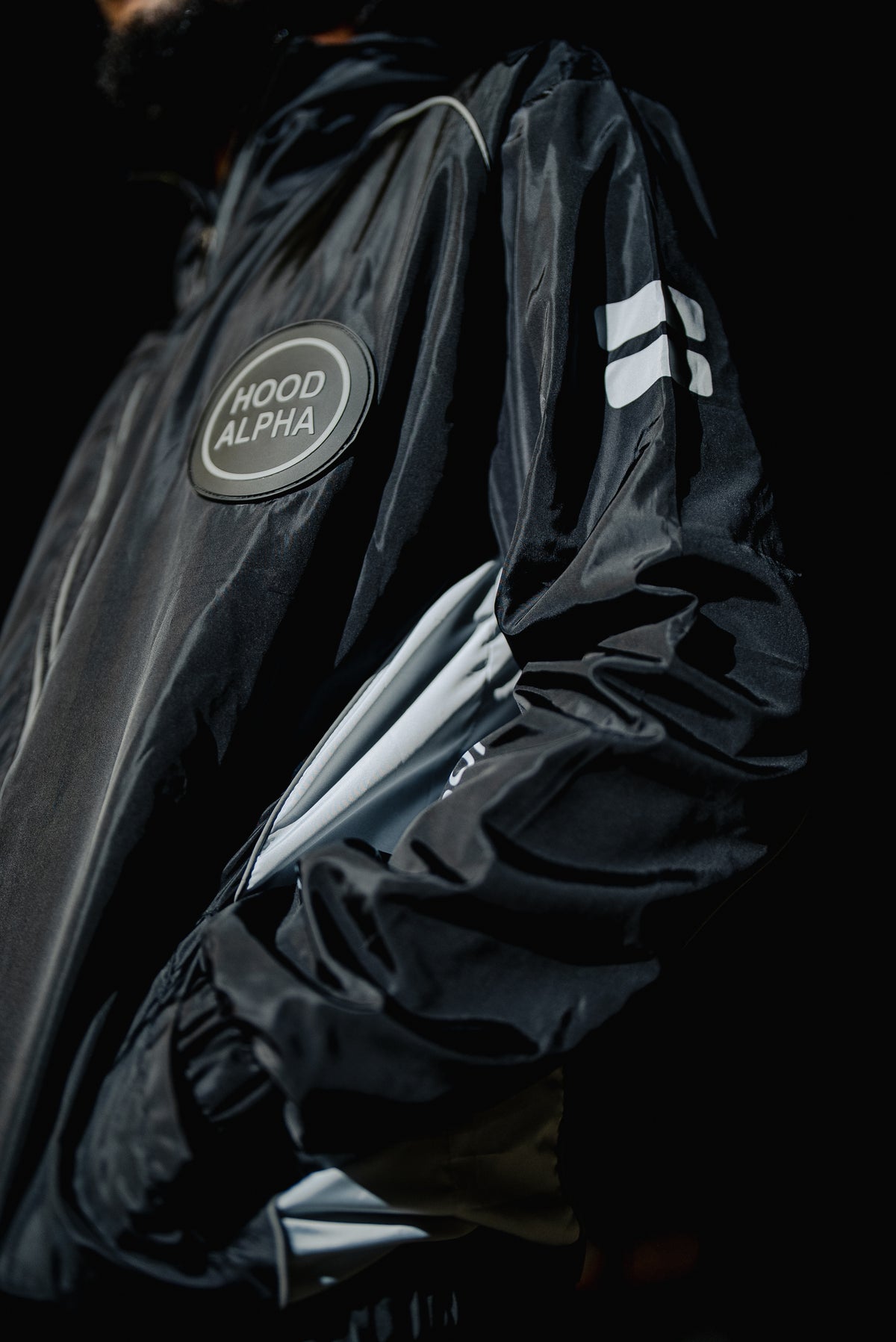 GLOBAL RUN™ Technical Windbreaker Jacket — Black