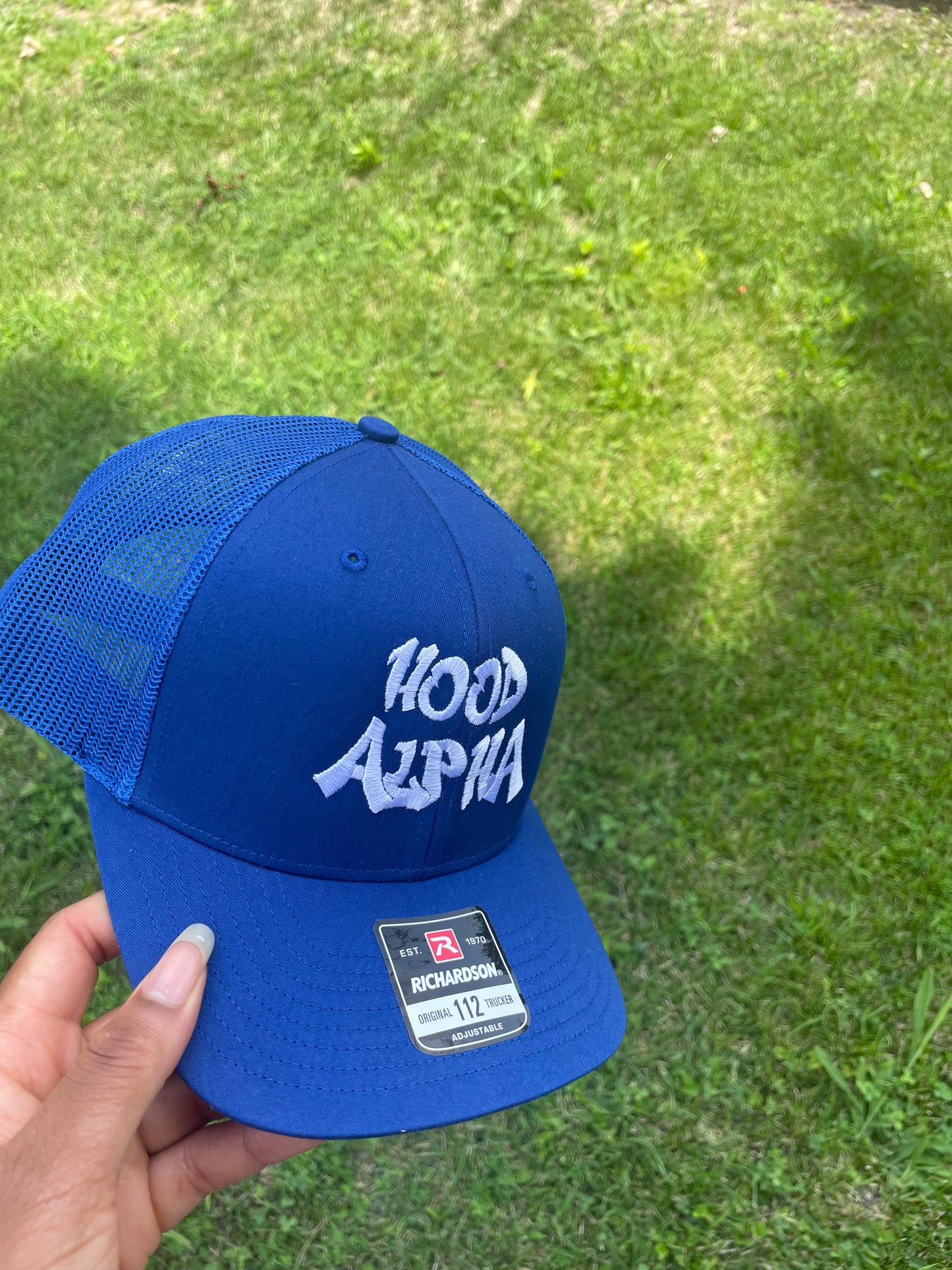 BLUE TRUCKER HAT