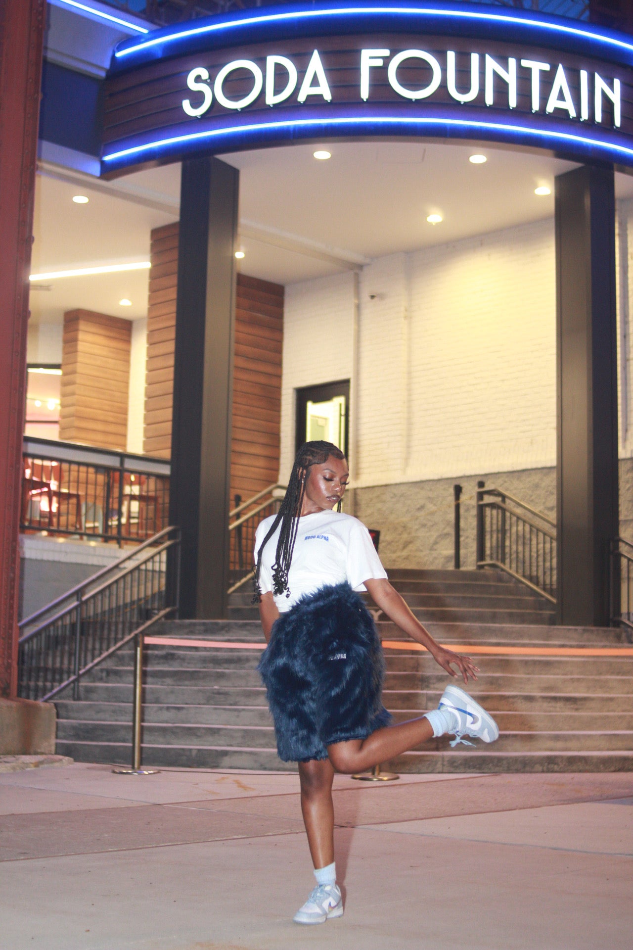 Navy Blue Luxury Wolf Shorts
