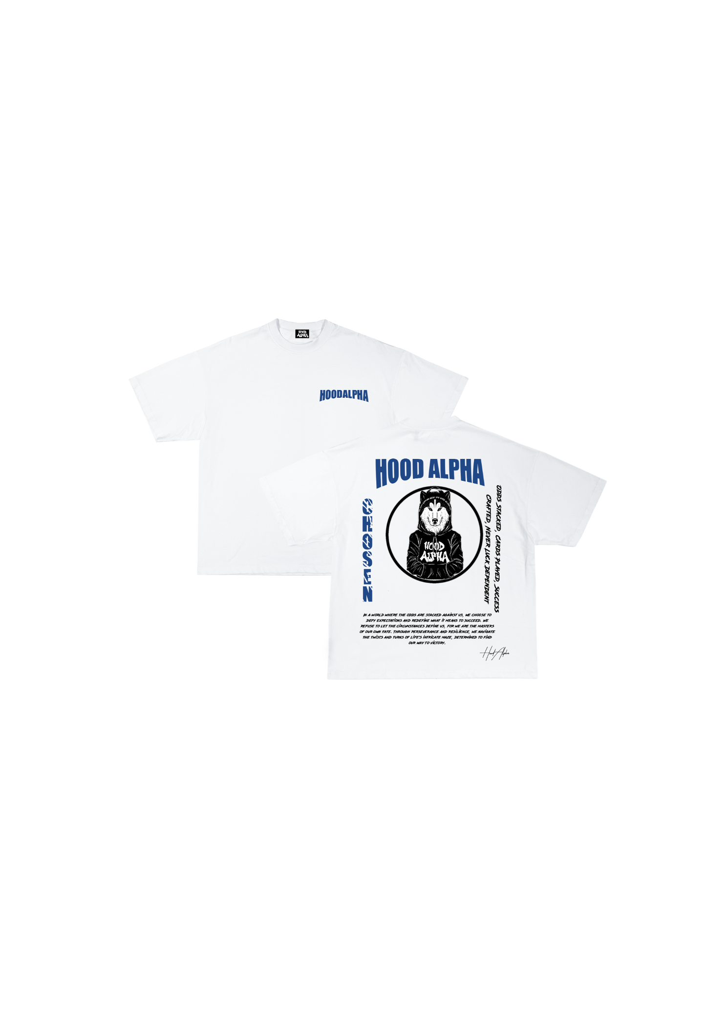White & Blue Chosen Tee
