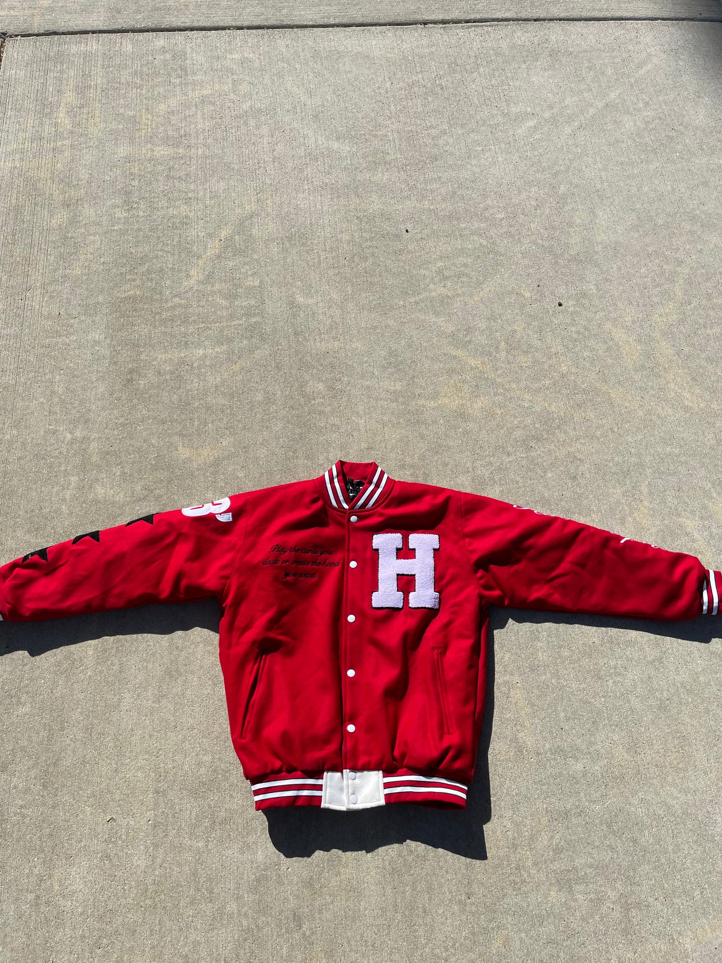 Red Varsity Jacket