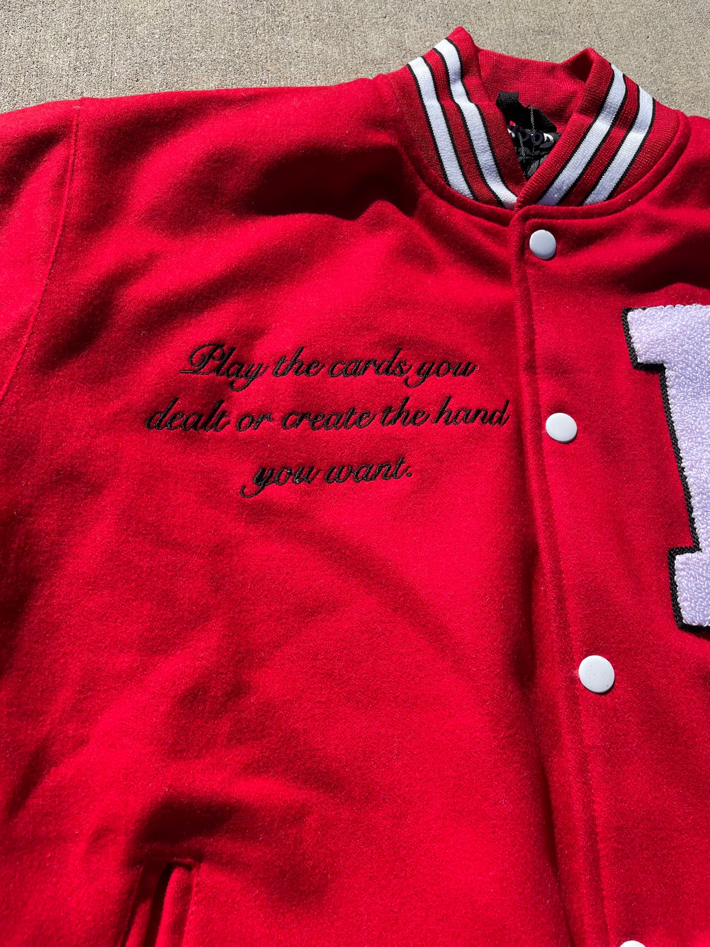Red Varsity Jacket