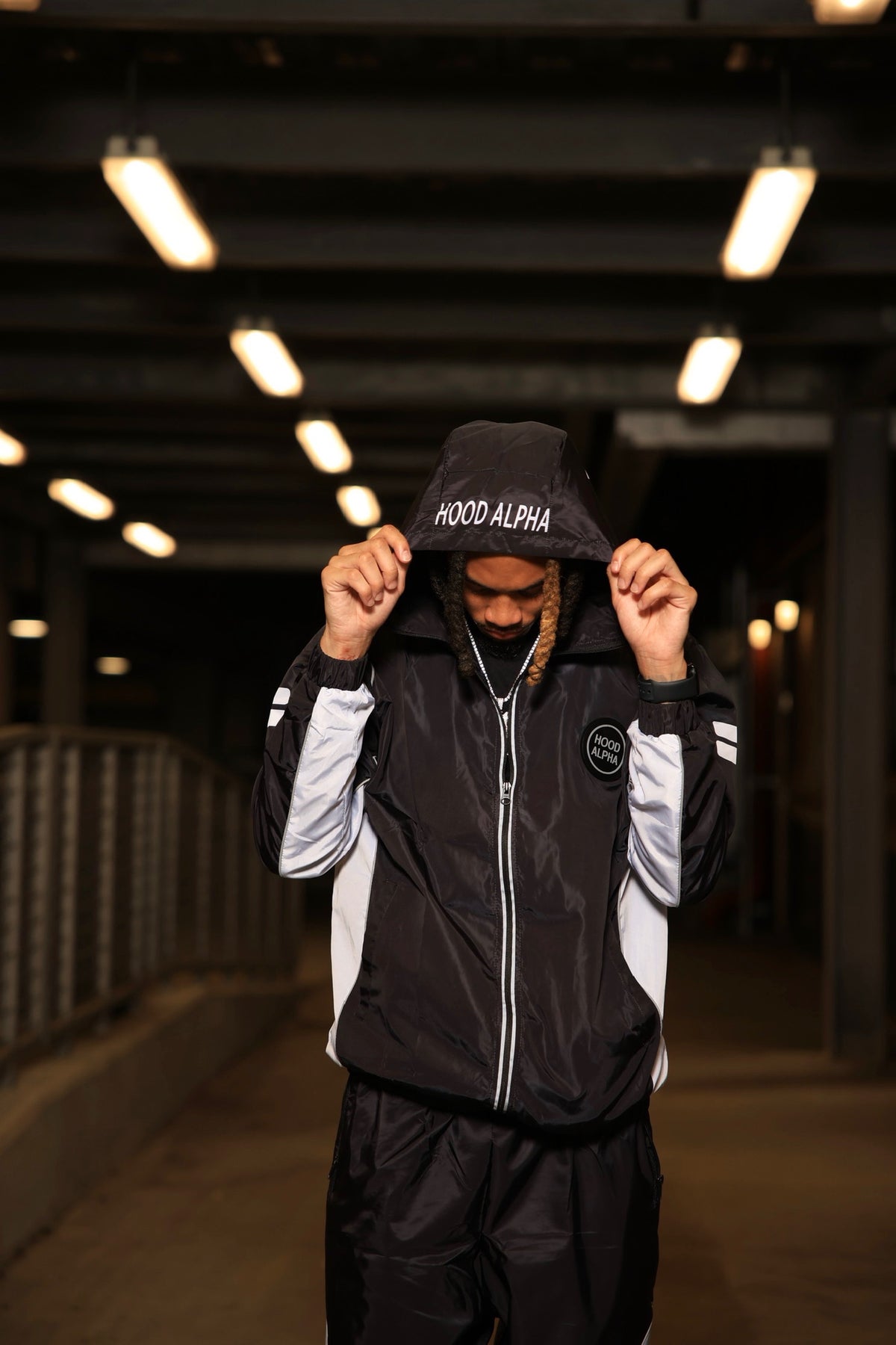 GLOBAL RUN™ Technical Windbreaker Jacket — Black