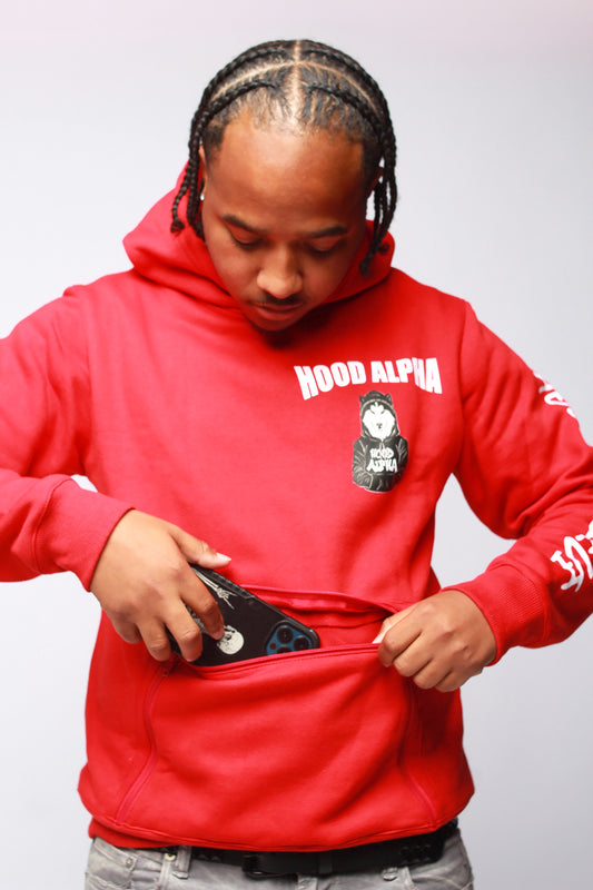 Red HOODIE