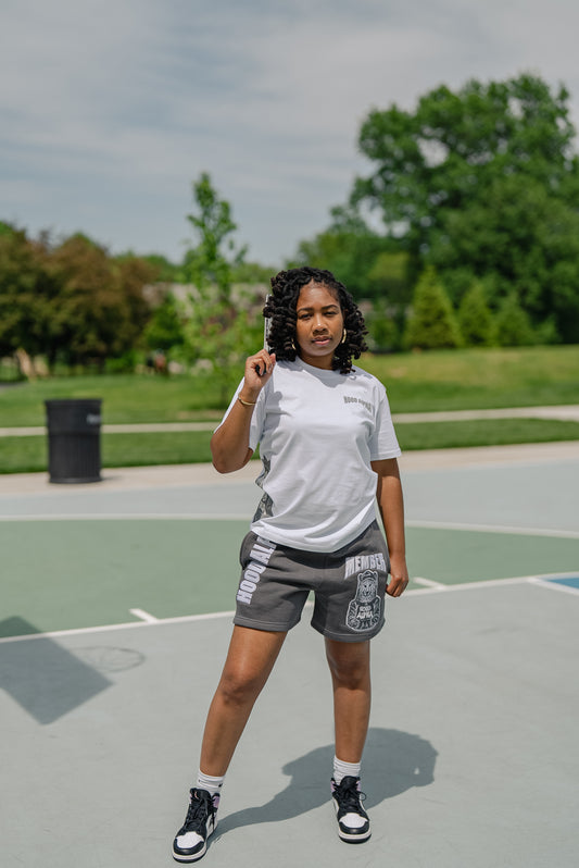 Gray Women Short Set
