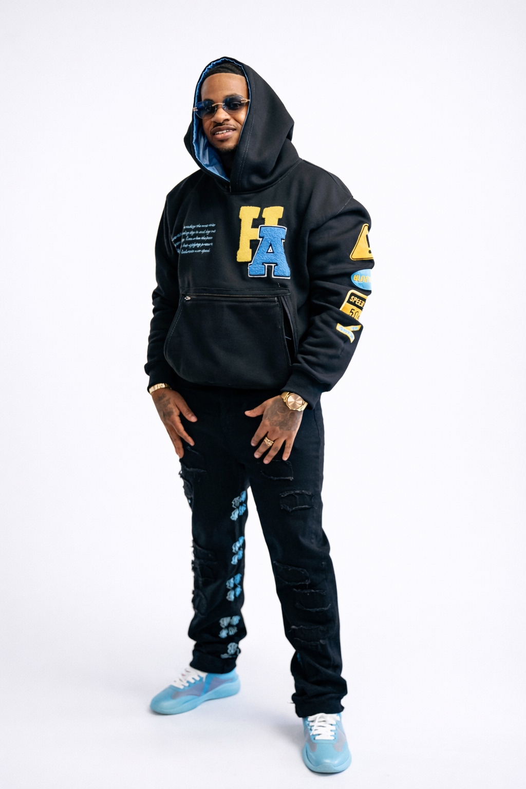 Black hoodie