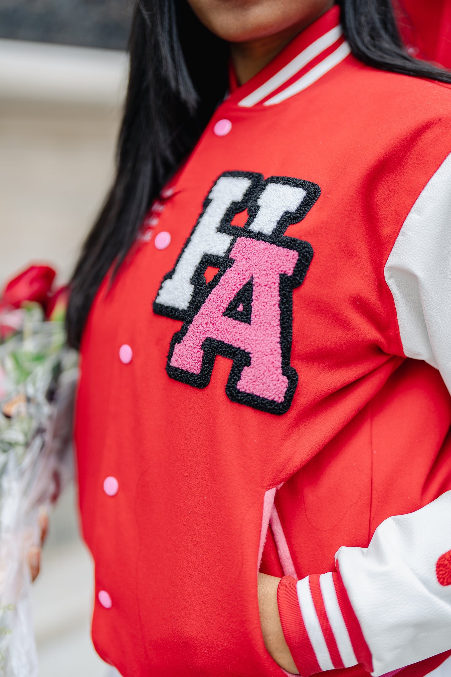 Valentine letterman Varsity Jacket (PRE-ORDER) 1/1/25-1/10/25