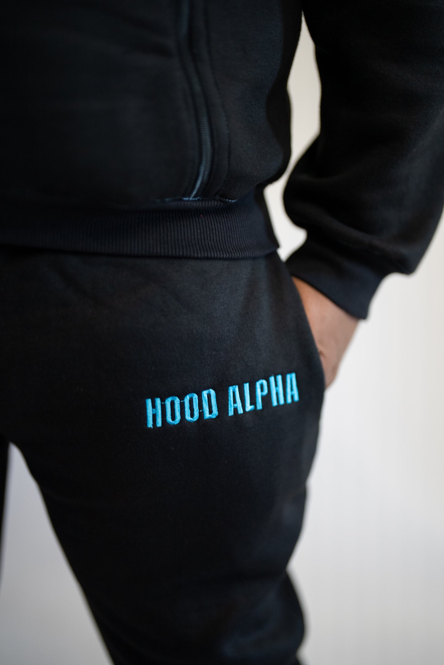Black & Blue jogging suit