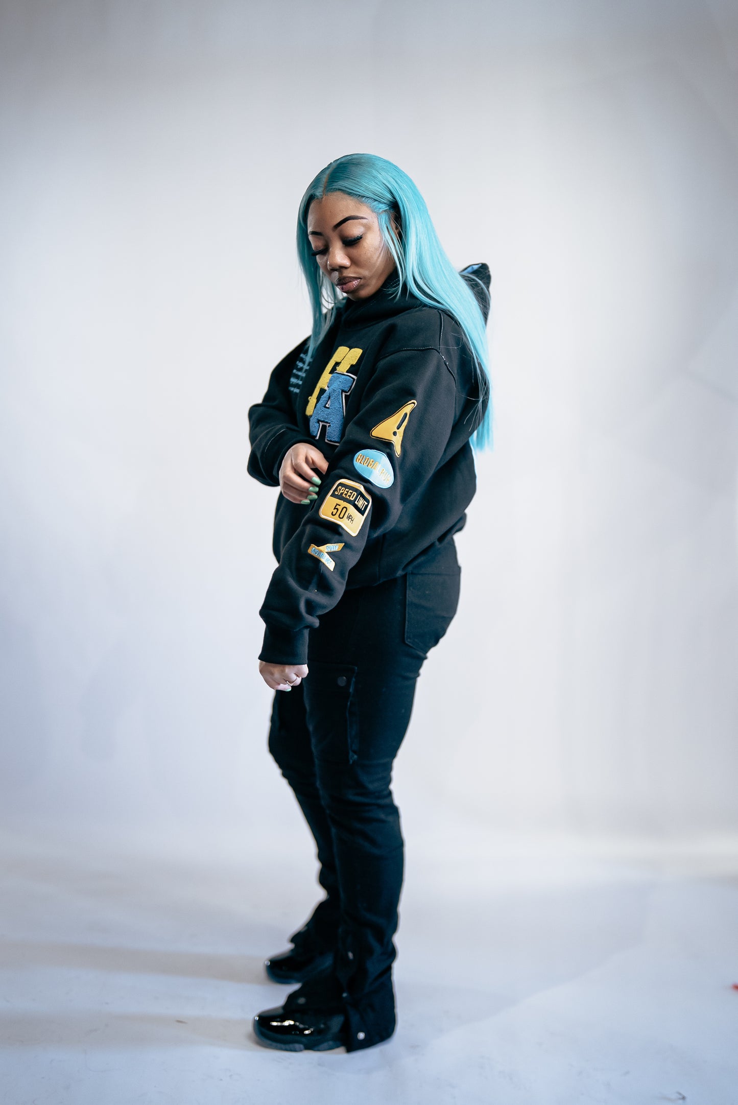 Black hoodie