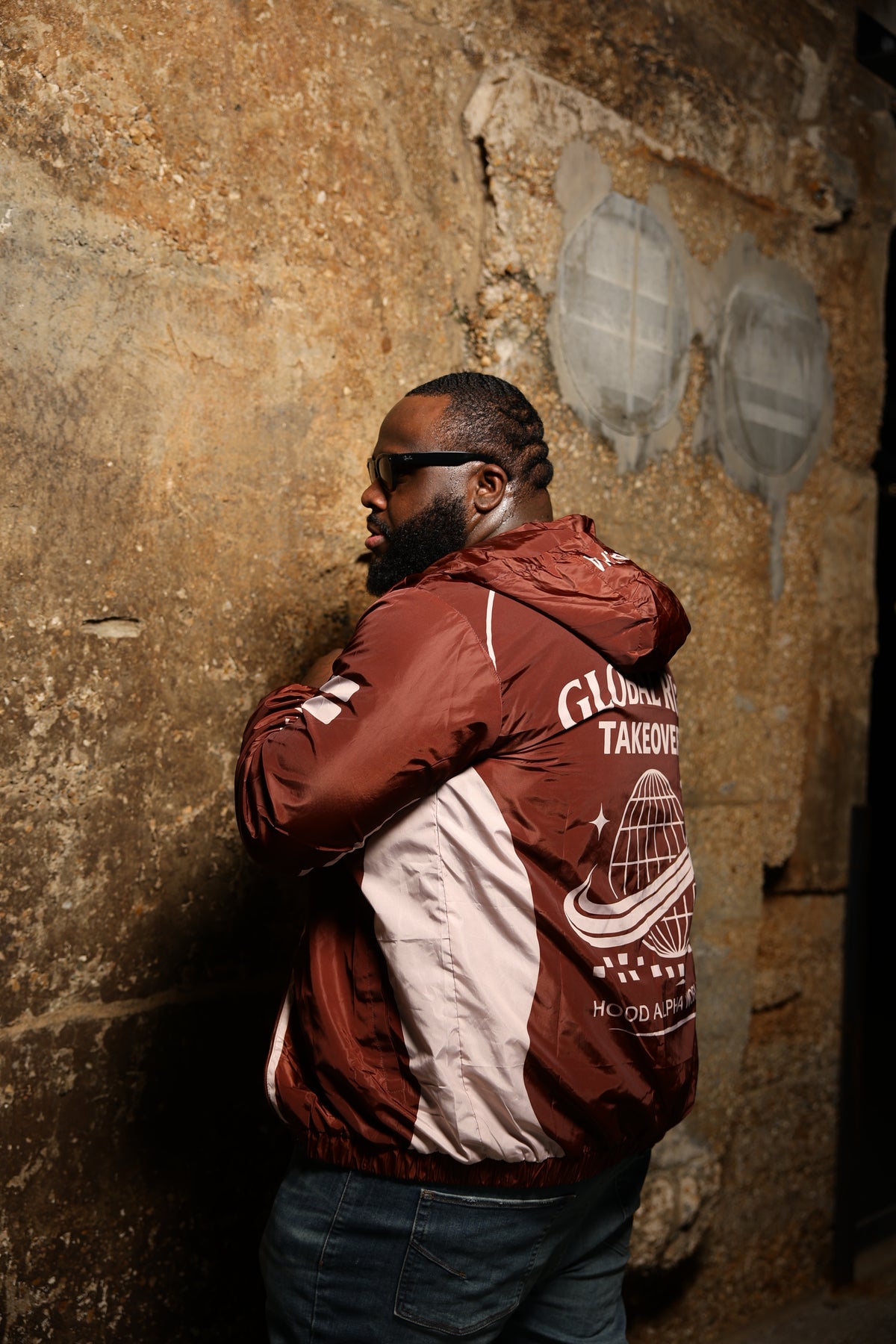 GLOBAL RUN™ Technical Windbreaker Jacket — Brown