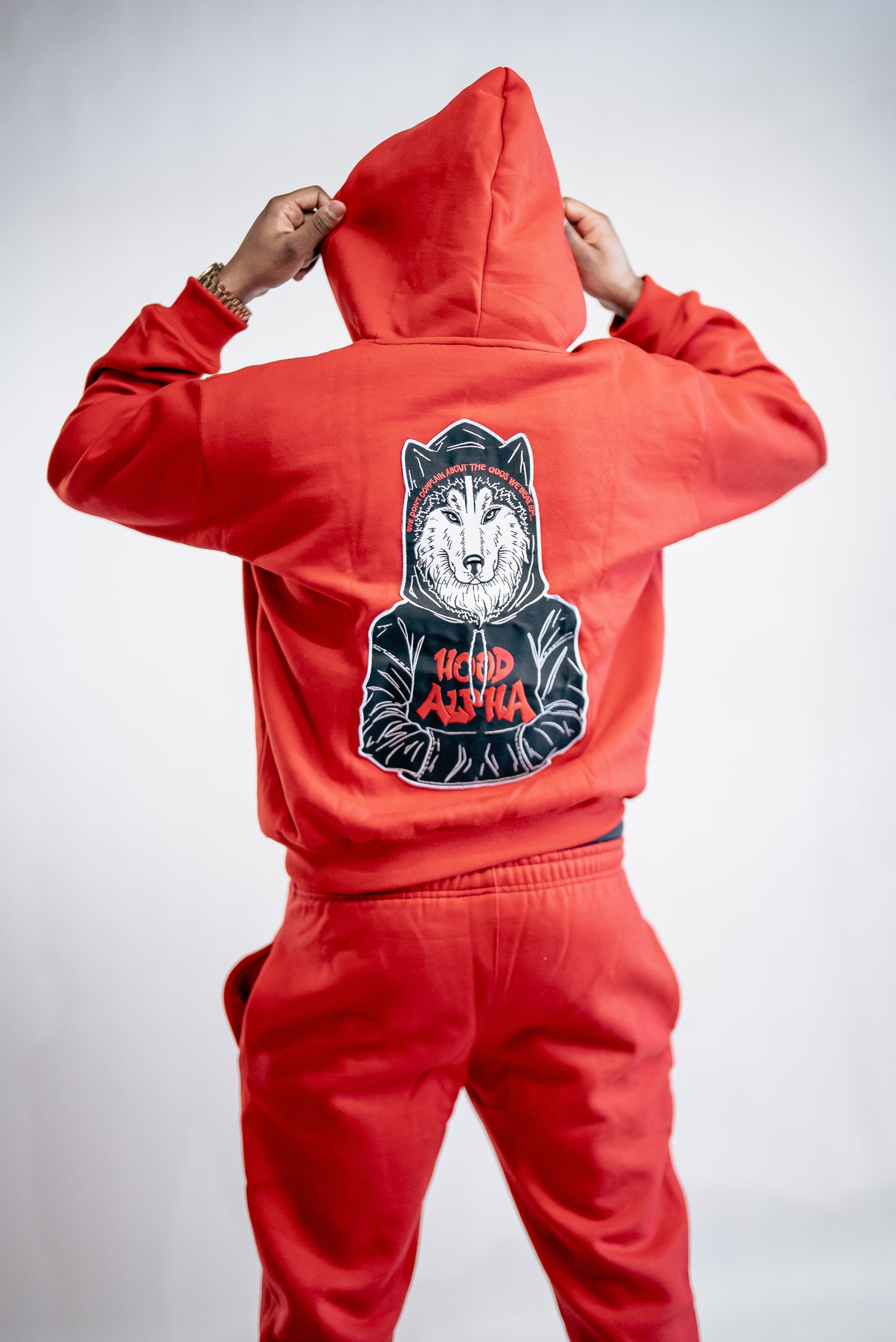 Red & Black jogging suit