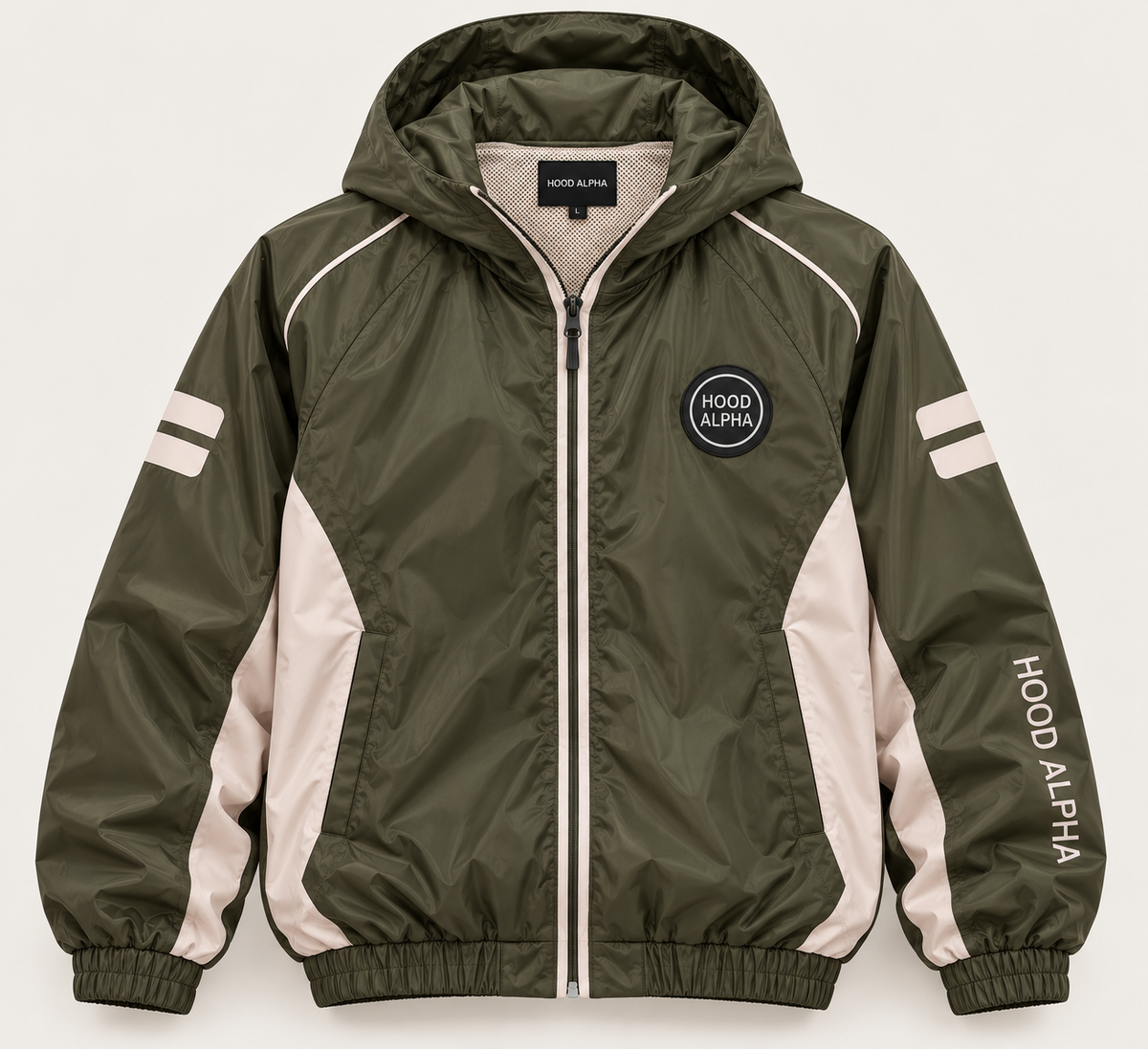 GLOBAL RUN™ Technical Windbreaker Jacket — Olive