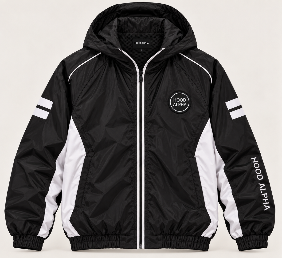 GLOBAL RUN™ Technical Windbreaker Jacket — Black