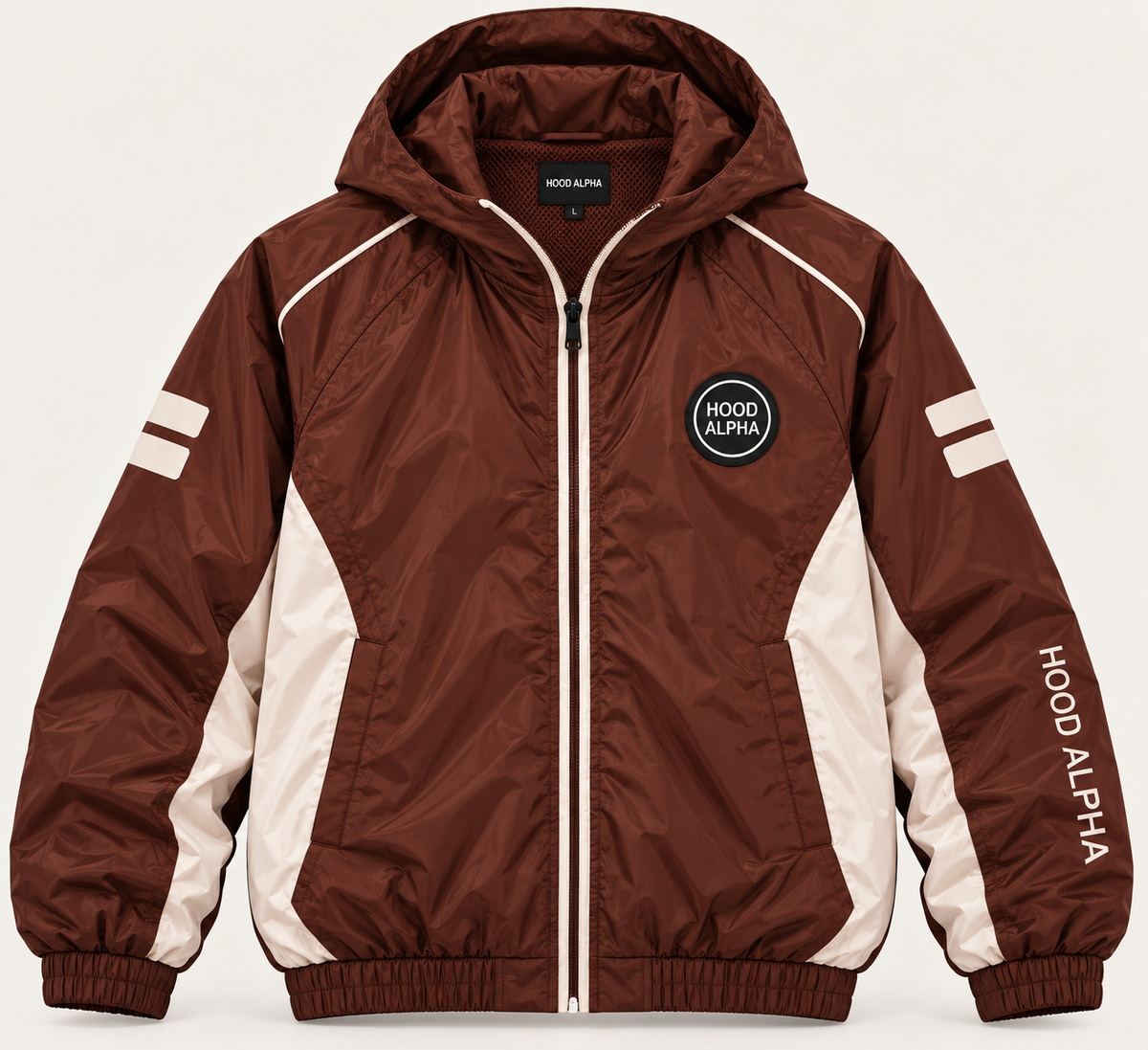 GLOBAL RUN™ Technical Windbreaker Jacket — Brown