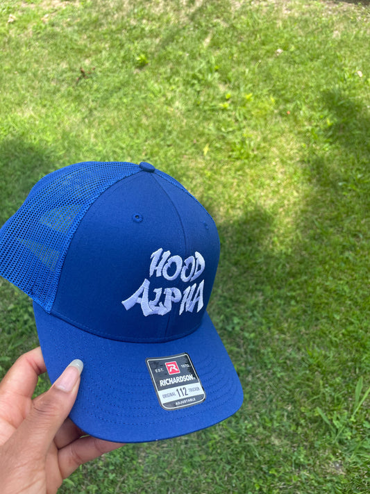 BLUE TRUCKER HAT