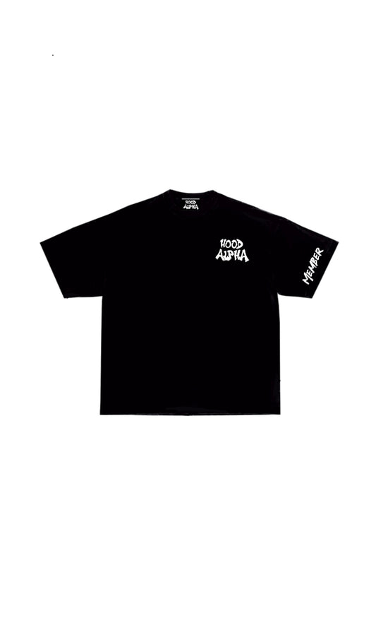 Black Hood Alpha Member Tee